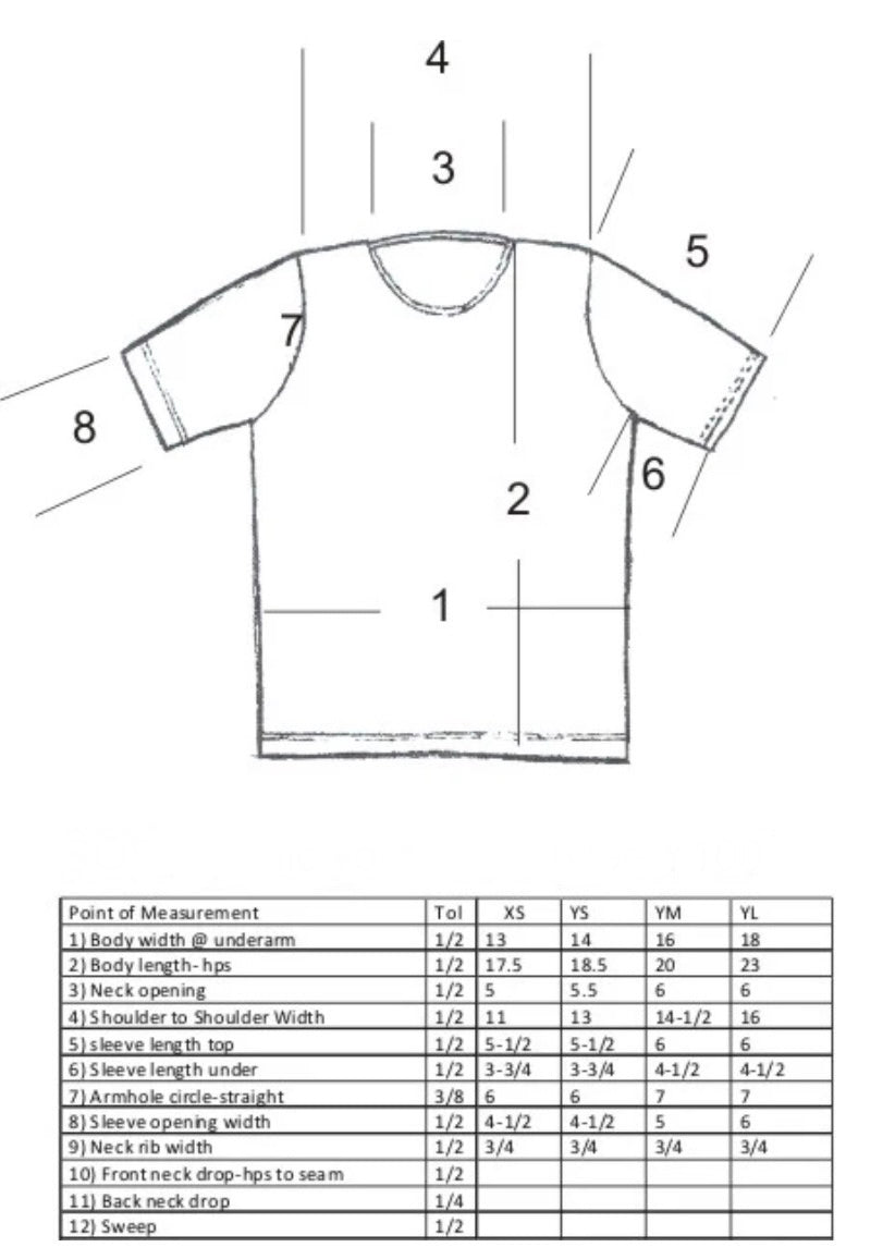 Organic Cotton Short Sleeve Kids T-Shirt-Undyed