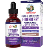 Organic Elderberry Extra Strength Liquid Drops, 60 Servings