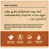 Wood Barrel Bourbon Bar Soap for Men