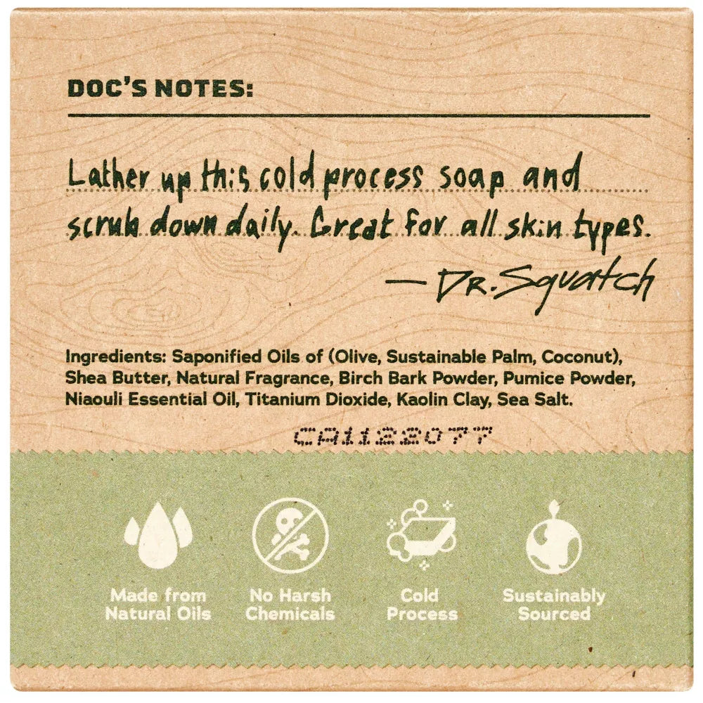 Birchwood Breeze Bar Soap for Men, 3 Pack