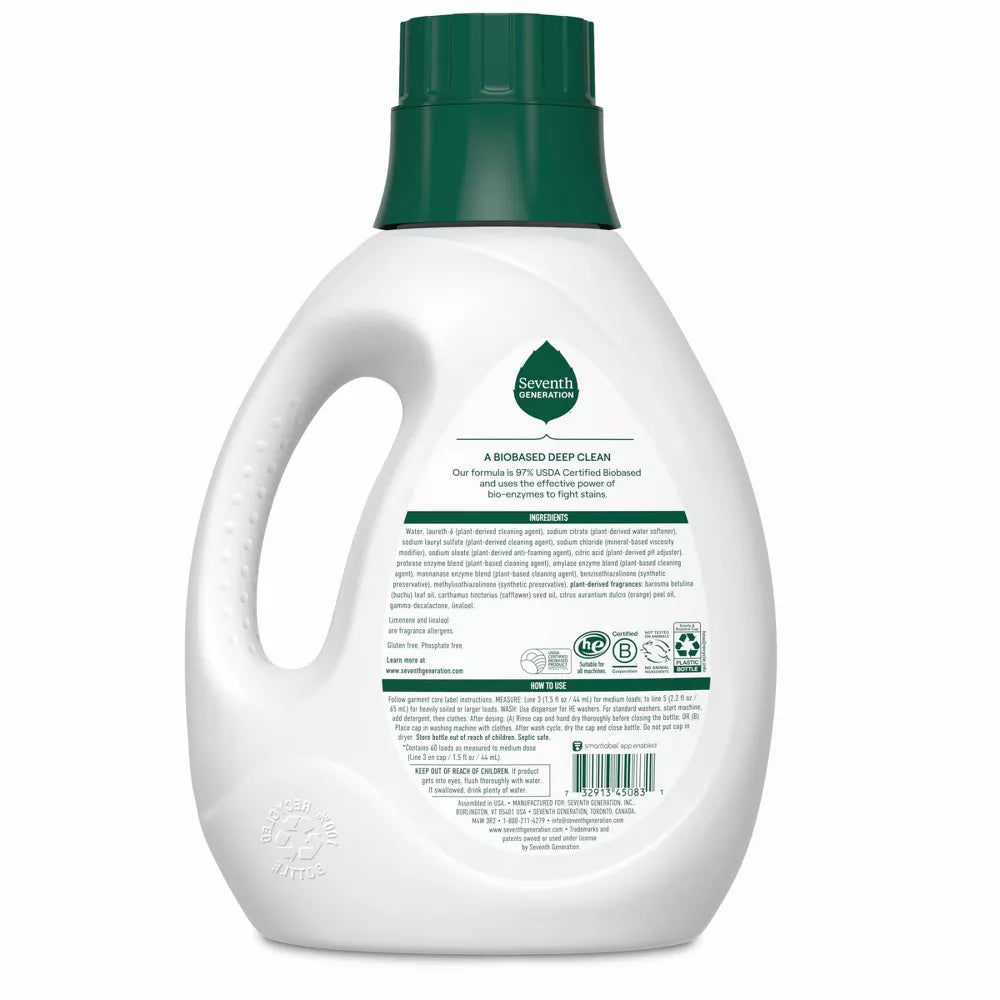 Fresh Citrus Liquid Laundry Detergent, 60 loads