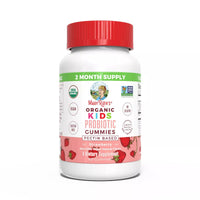 Organic Kids Strawberry Probiotic Gummies, 60 Servings