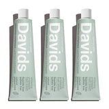 Whitening Antiplaque Fluoride-Free Peppermint Toothpaste - 3 Pack