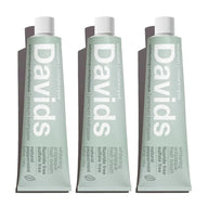 Whitening Antiplaque Fluoride-Free Peppermint Toothpaste - 3 Pack
