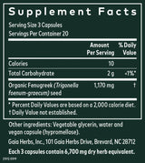 Fenugreek Seed Lactation Aid, 20 Servings