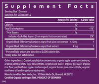 Kids Black Elderberry Daily Gummies, 40 Servings
