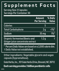 Ginger-Beet Postbiotic, 30 Servings