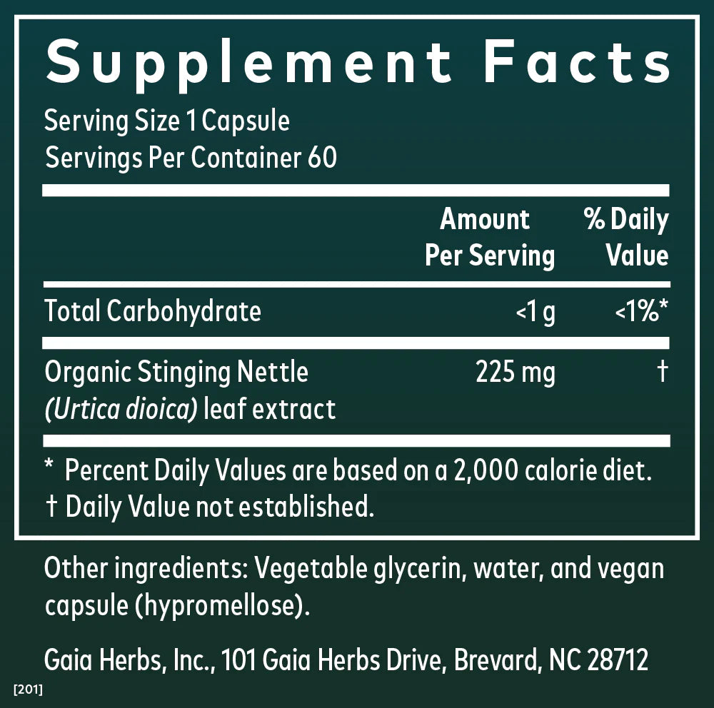 Nettle Leaf, 60 Servings