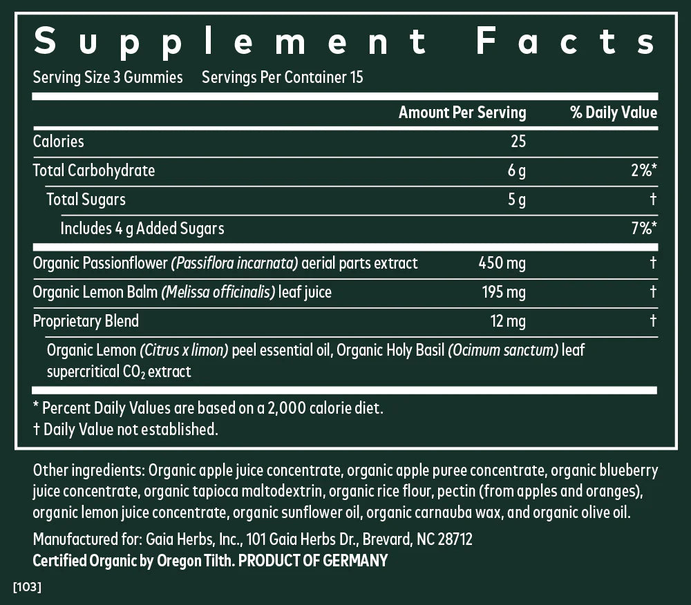 Relax Gummies, 15 Servings