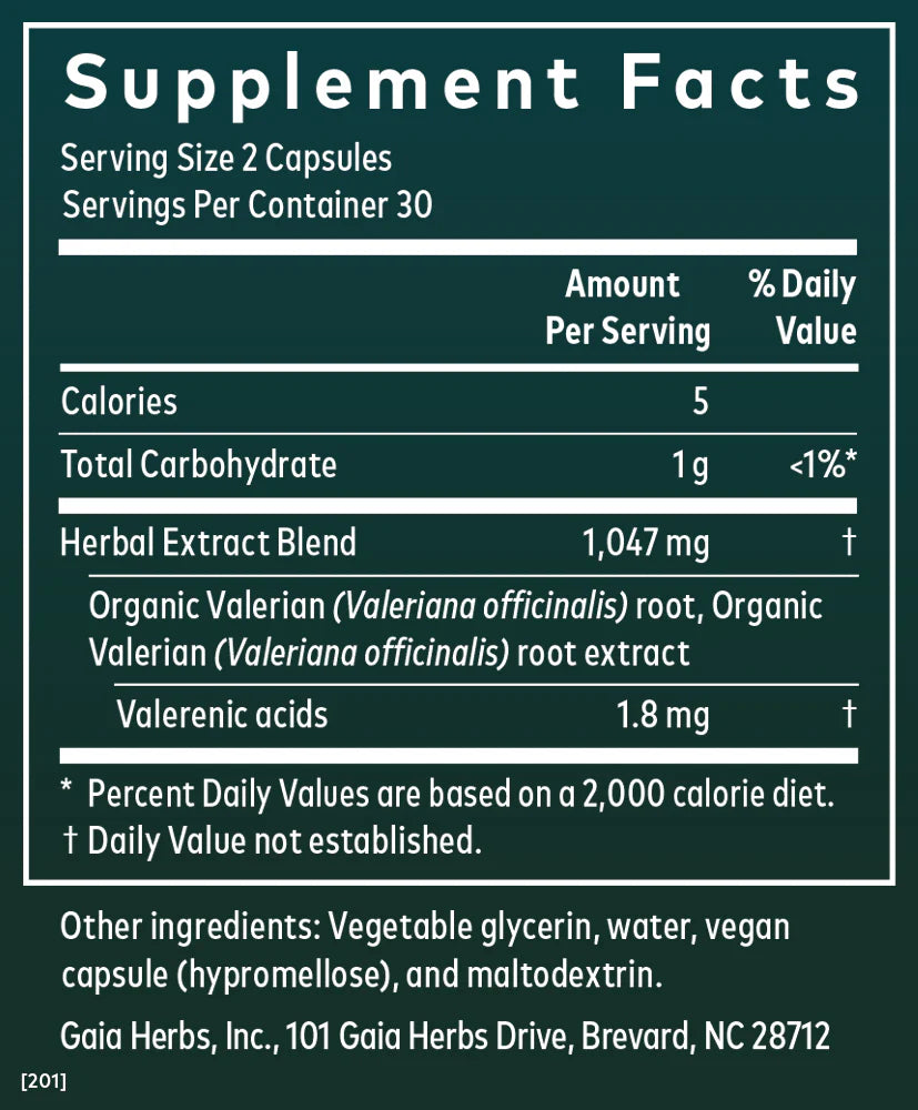 Valerian Root, 30 Servings