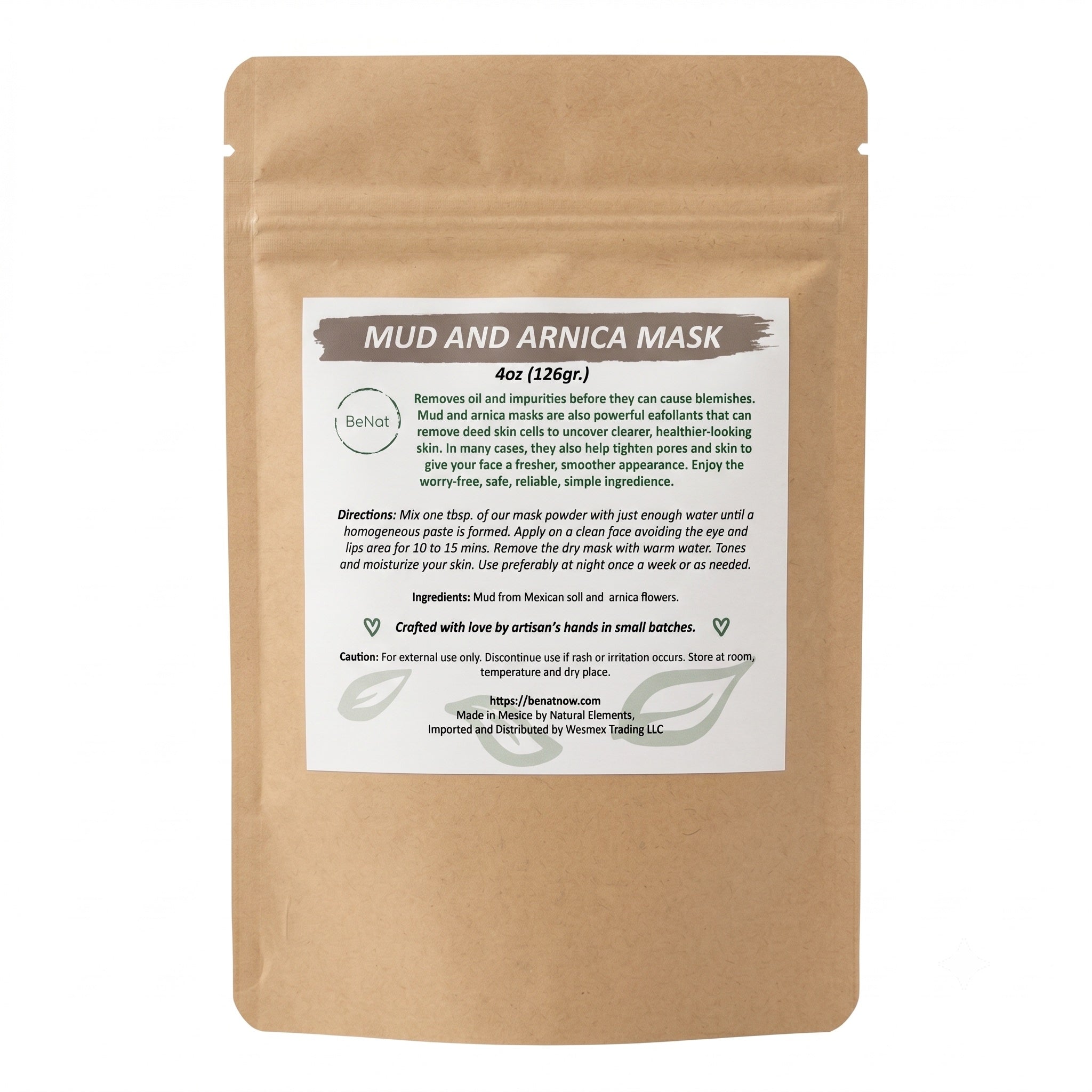 Mud and Arnica Face Mask