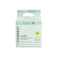 Organic Cotton Dry Wipes, 192 Count (4 Packs of 48)