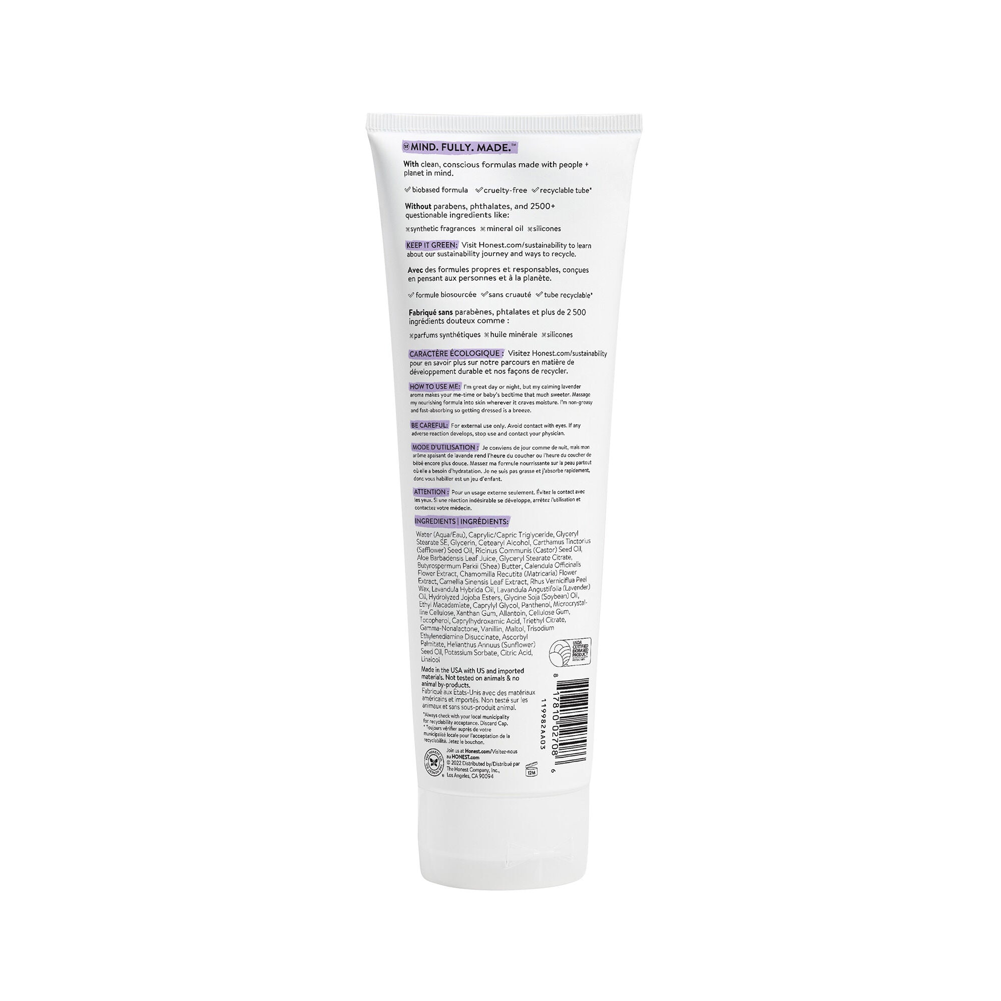 Calm Lavender Face + Body Lotion