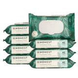 Flushable Fragrance-Free Wipes, Tropical Leaves, 336ct (8 Packs of 42)