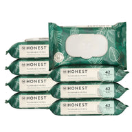 Flushable Fragrance-Free Wipes, Tropical Leaves, 336ct (8 Packs of 42)