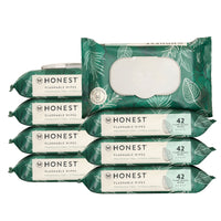 Flushable Fragrance-Free Wipes, Tropical Leaves, 336ct (8 Packs of 42)