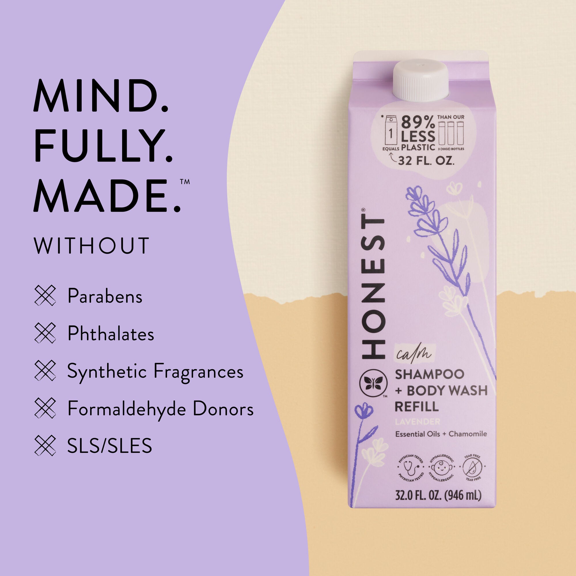 Calm Lavender 2-in-1 Shampoo + Body Wash Refill