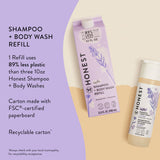 Calm Lavender 2-in-1 Shampoo + Body Wash Refill