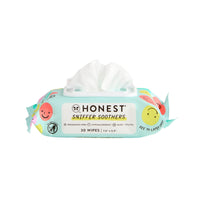 Sniffer Soothers Fragrance-Free Nose + Face Wipes, 60ct (2 packs of 30)