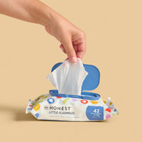 Little Flushables Fragrance-Free Wipes, 126ct (3 Packs of 42)