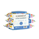 Little Flushables Fragrance-Free Wipes, 126ct (3 Packs of 42)