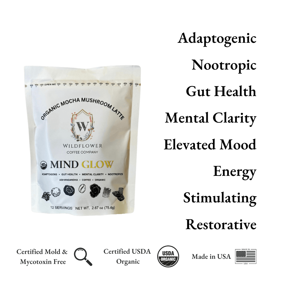 Mind Glow Organic Mushroom Coffee