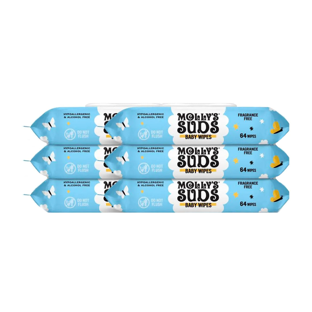 Sensitive Clean Baby Wipes, 384ct (6 packs of 64)