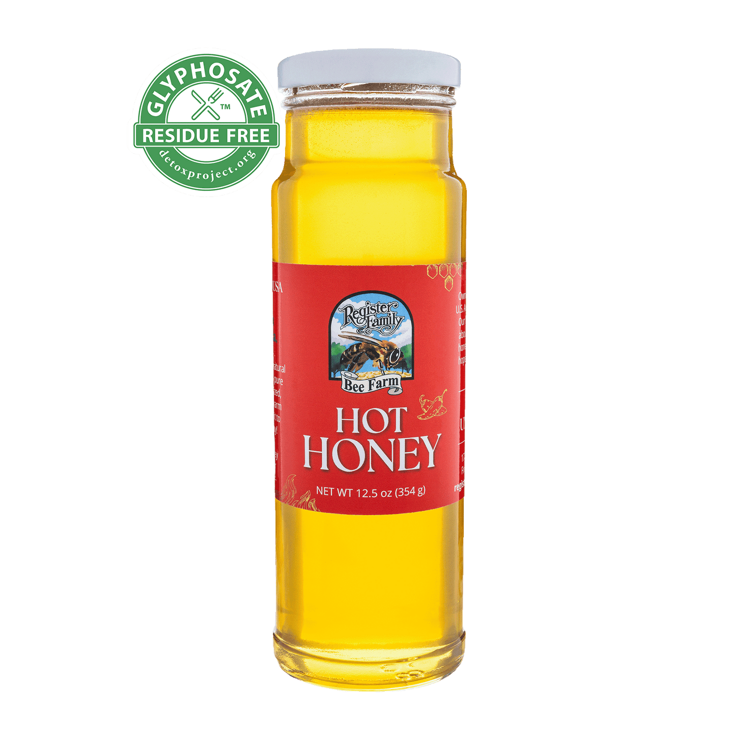 Raw Hot Wildflower Honey