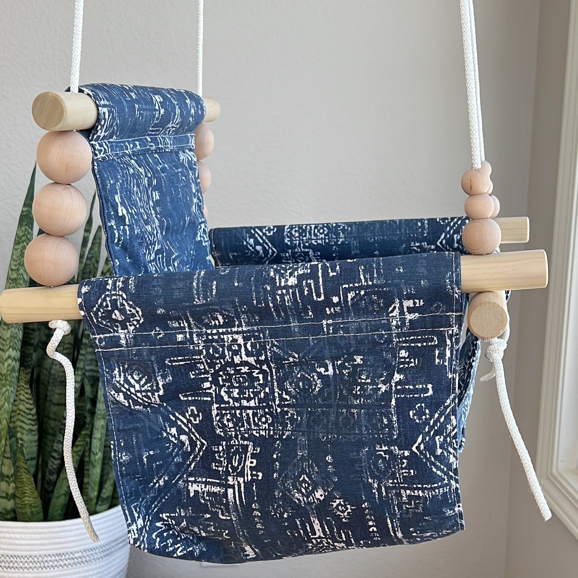 Indoor Swing – Blue Aztec