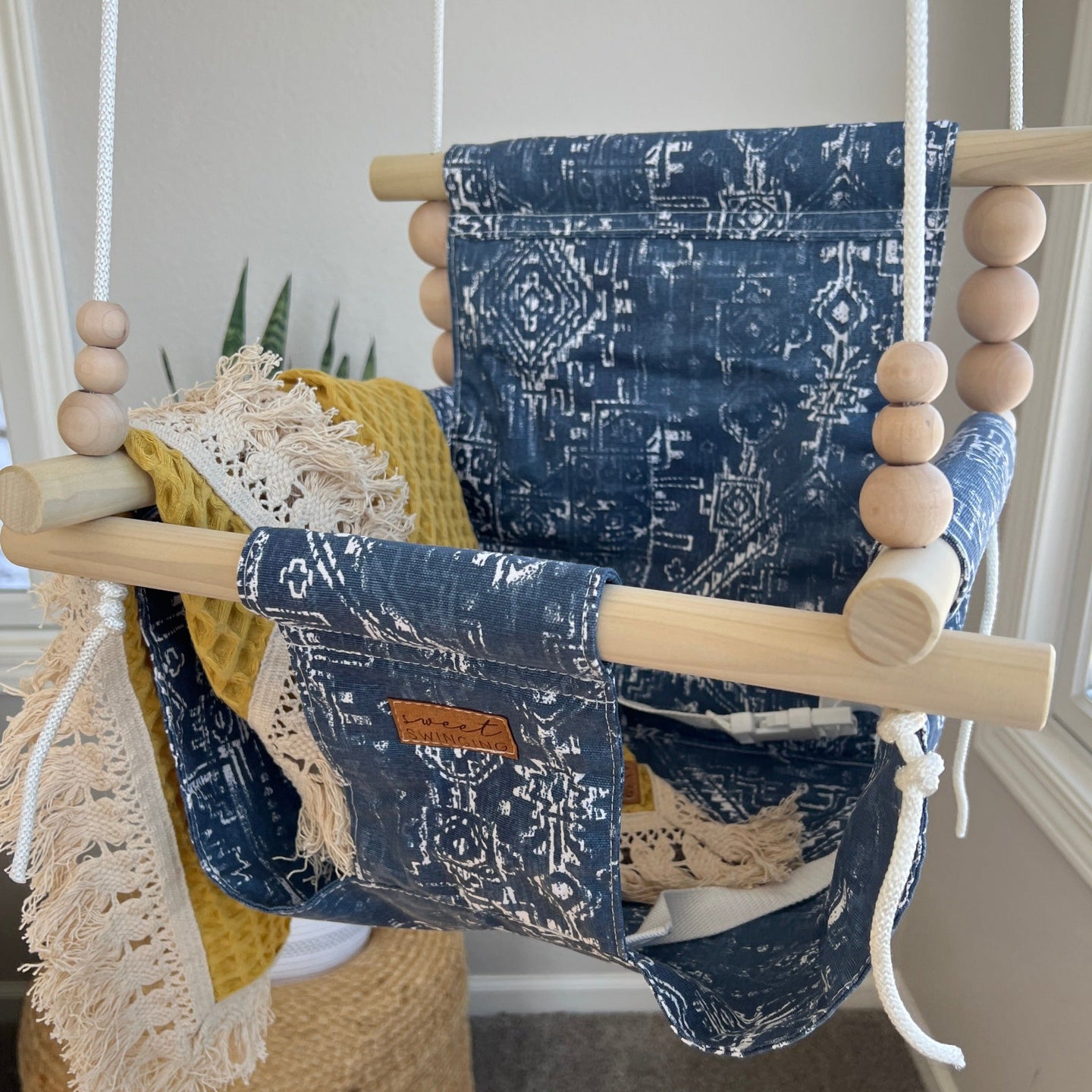 Indoor Swing – Blue Aztec