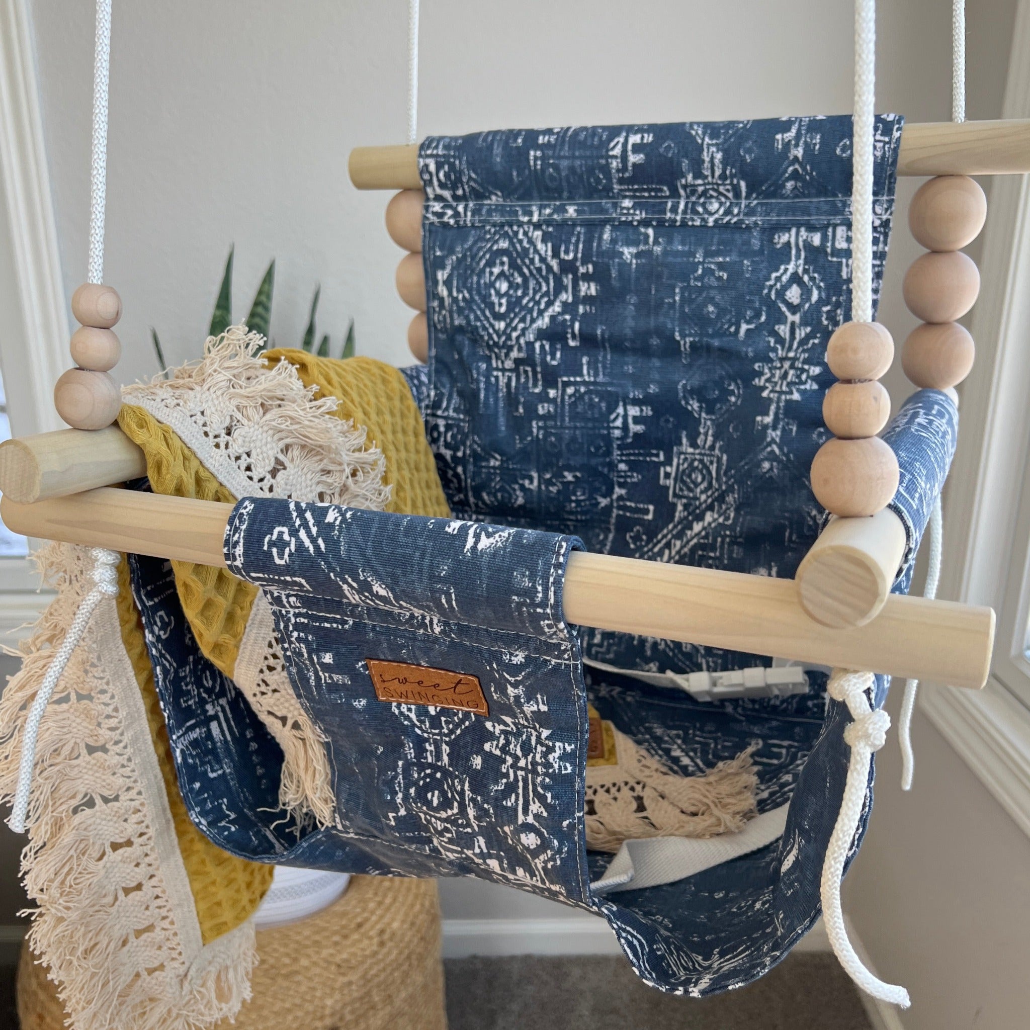 Indoor Swing – Blue Aztec