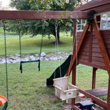 Premium Outdoor High Back Swing – Wheat