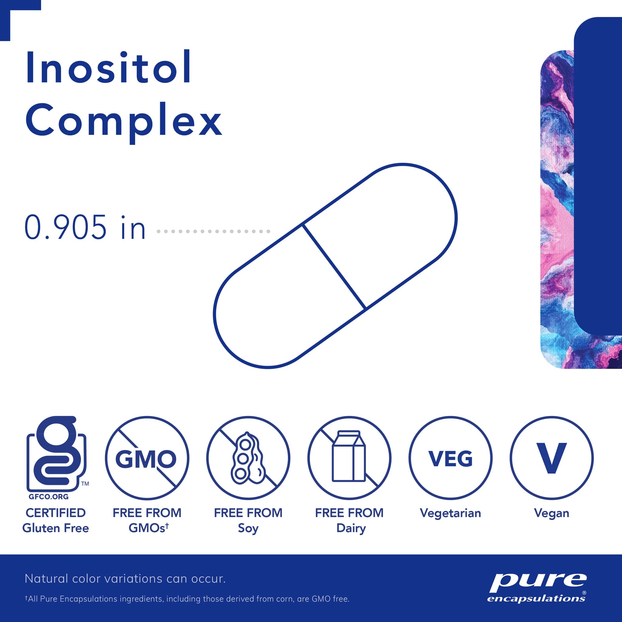 Inositol Complex, 60 Capsules