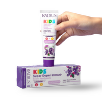 Kids Super Duper Immune Support Toothpaste in Bubble Berry Mint