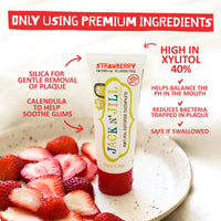 Strawberry Natural Certified Toothpaste for Kids & Babies