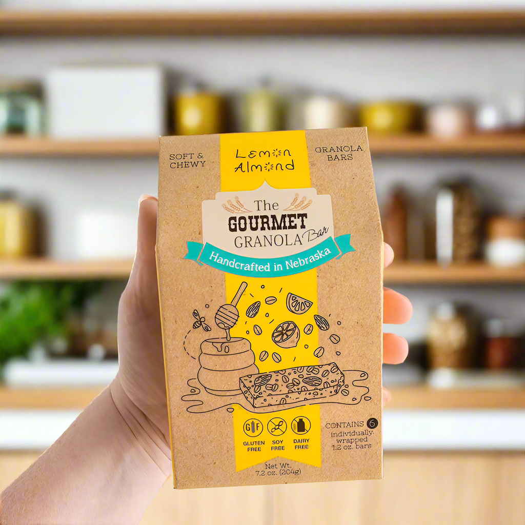 Lemon Almond Granola Bars