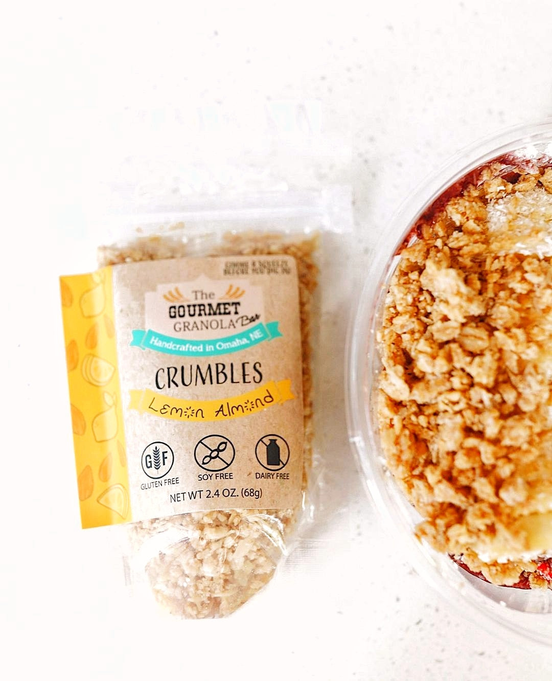 Lemon Almond Crumbles