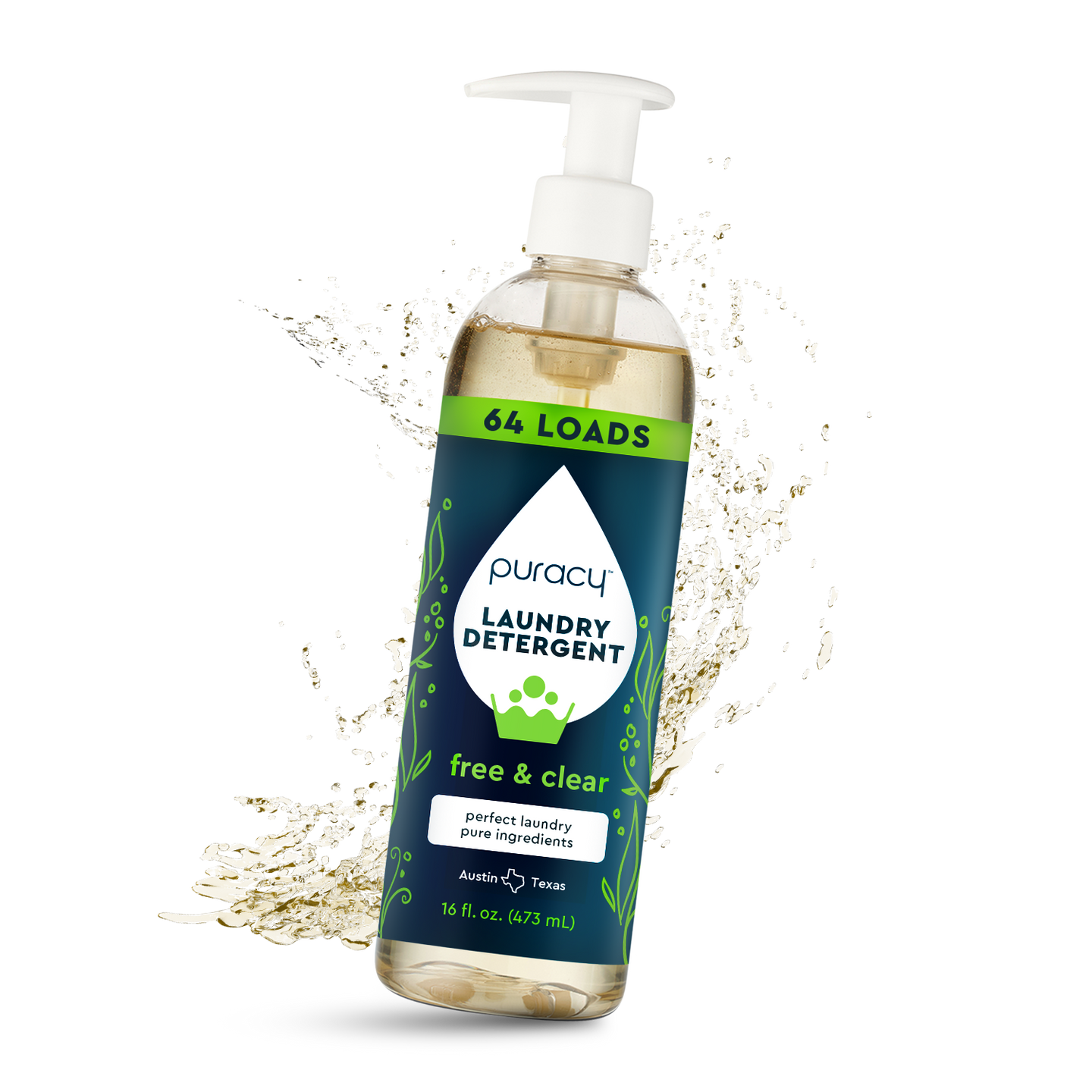 Laundry Detergent (Concentrated, Sulfate-Free)