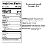 Lemon Almond Granola Bars