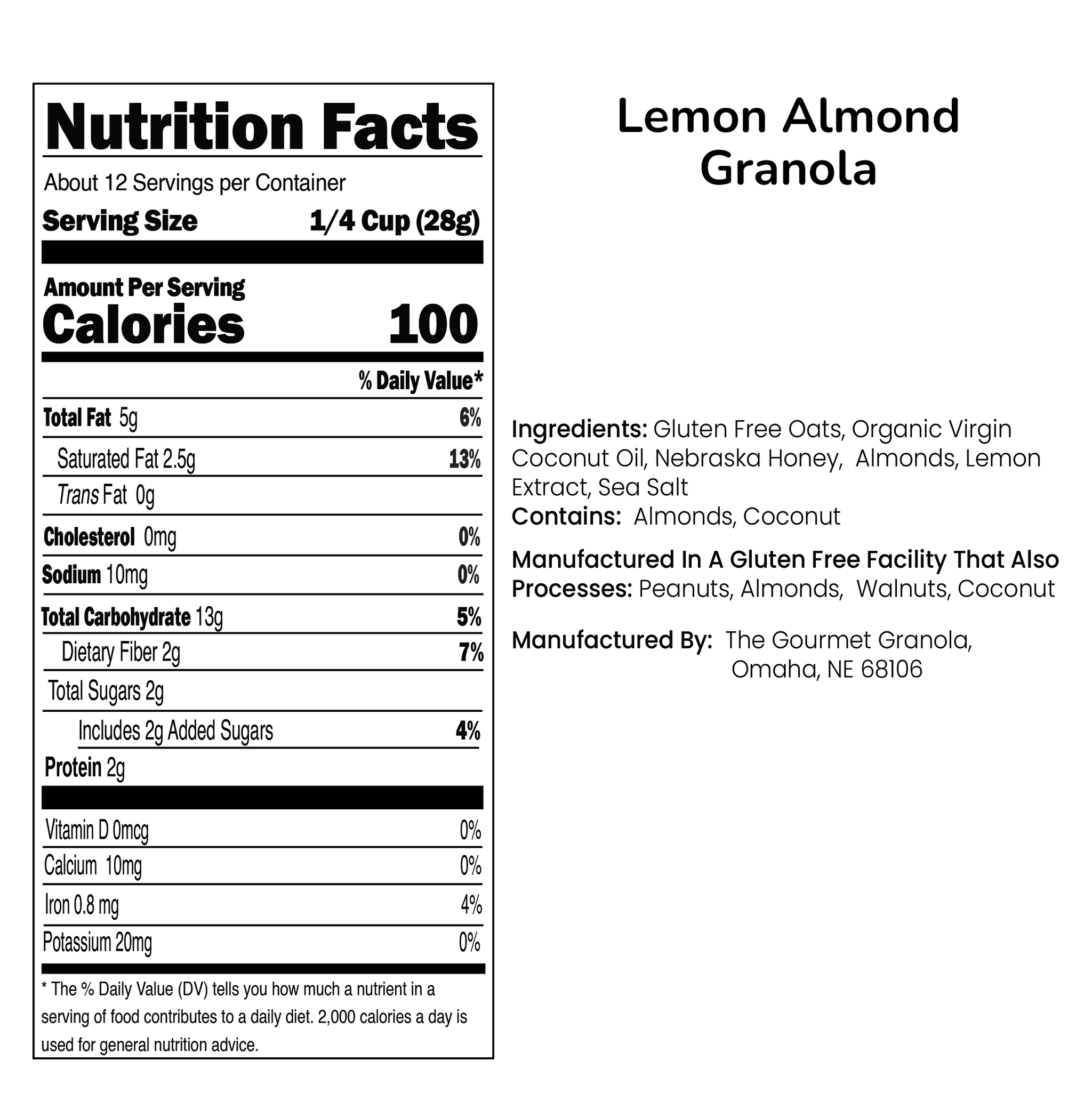 Lemon Almond Granola
