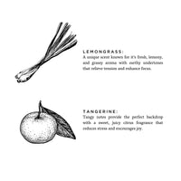 Lemongrass + Tangerine Soy Wax Candle