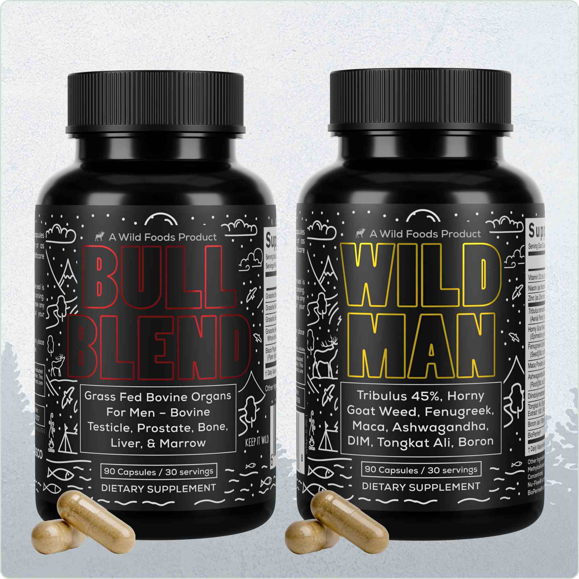 Wild Man Herbal Stack – Male Hormone Balance & Performance