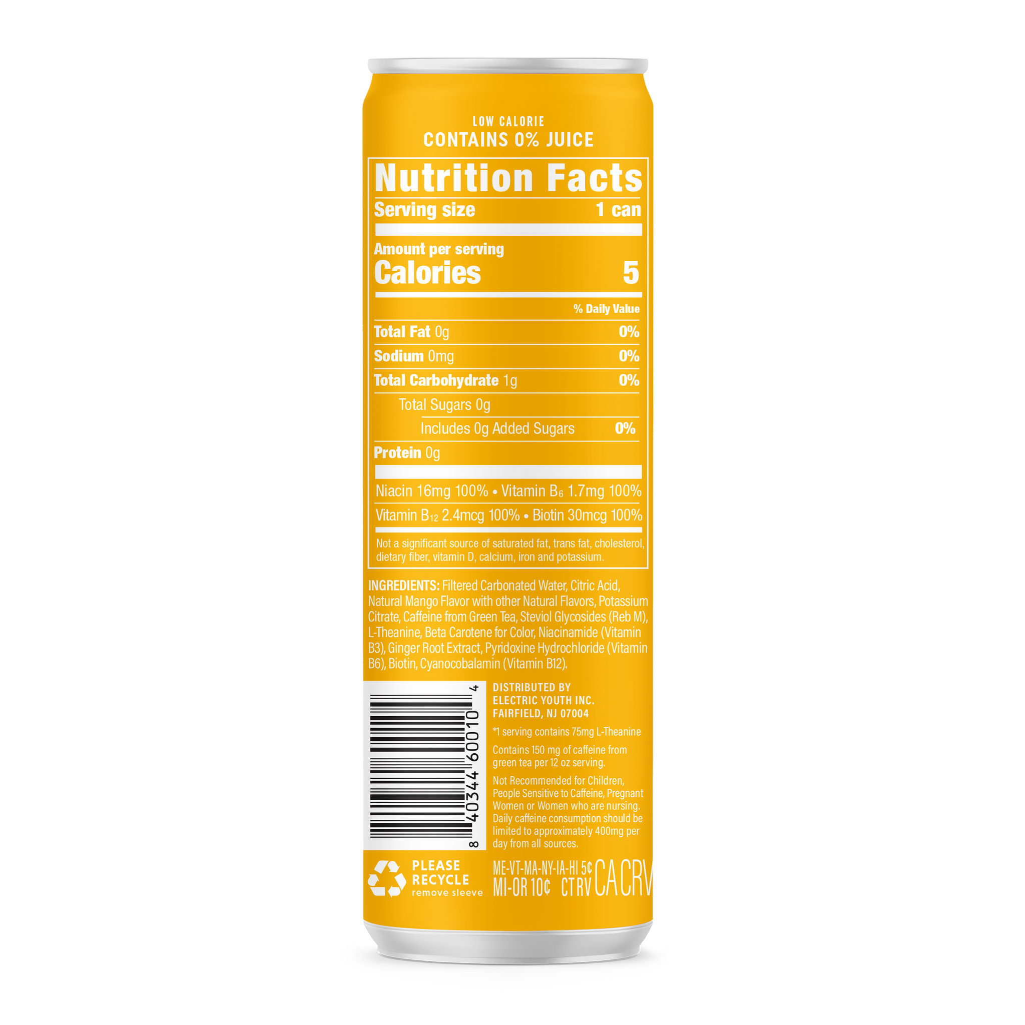 Sparkling Mango Burst – 12 Pack