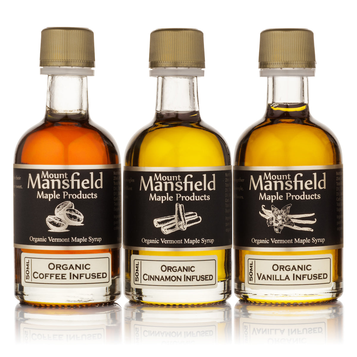 Infused Vermont Maple Syrup – 3 Pack Sampler Set