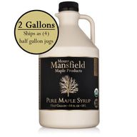 Organic Pure Vermont Maple Syrup – Plastic Jug