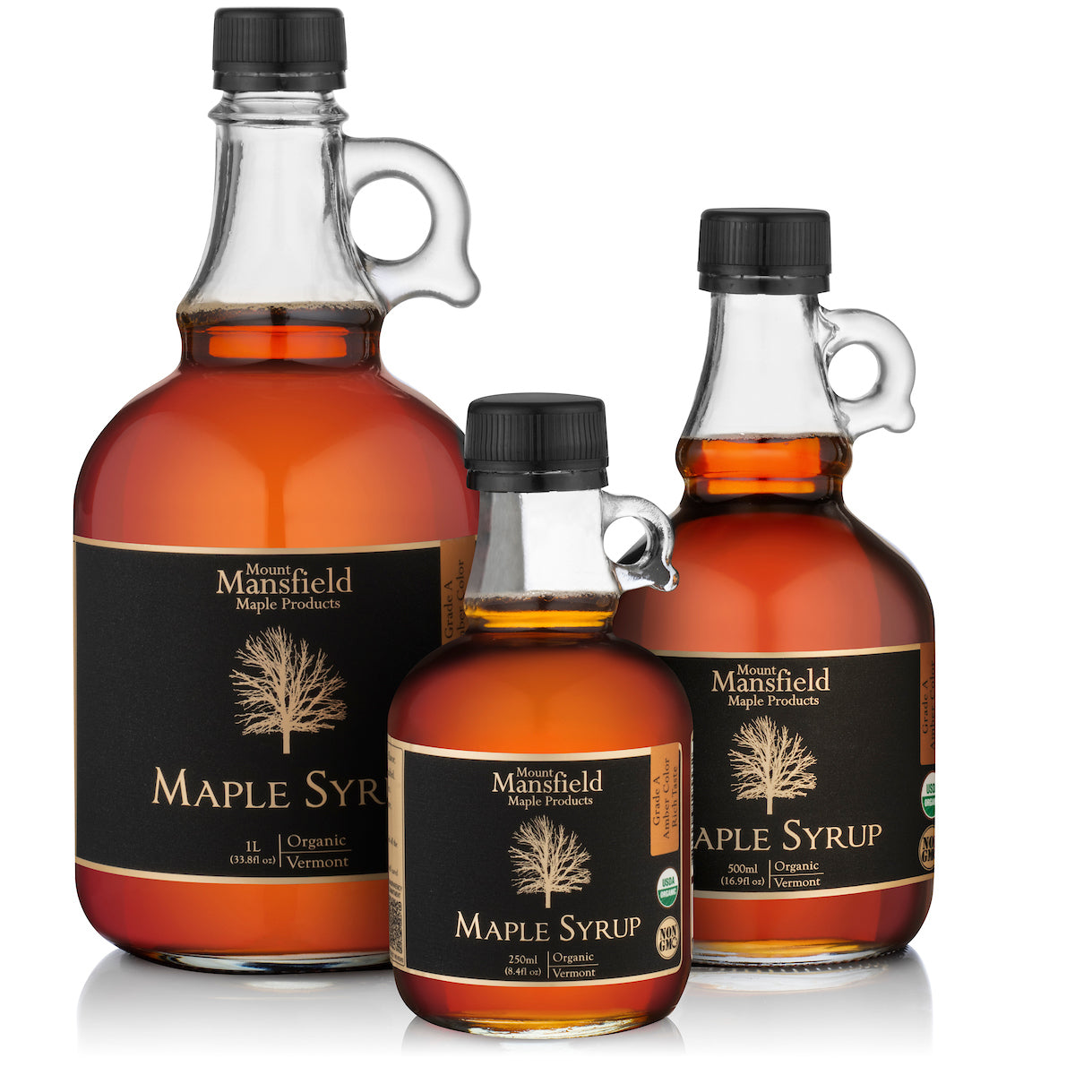 Organic Pure Vermont Maple Syrup – Glass Jug