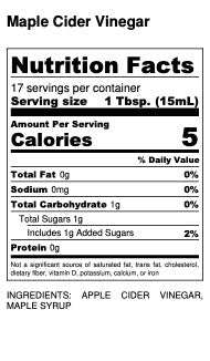 Maple Cider Vinegar