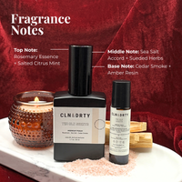 Midnight Psalm – Naturally-Derived Perfume (Rosemary • Black Sea Salt • Cedar Smoke)
