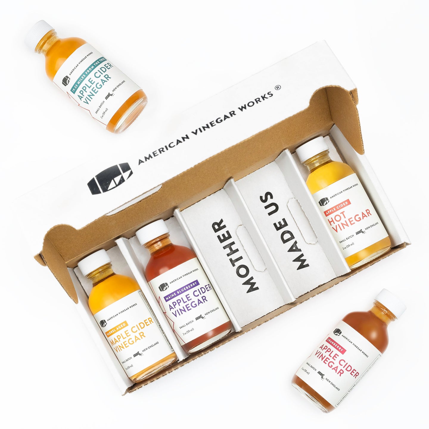 Apple Cider Vinegar Sampler Size Pack (5 Bottles)