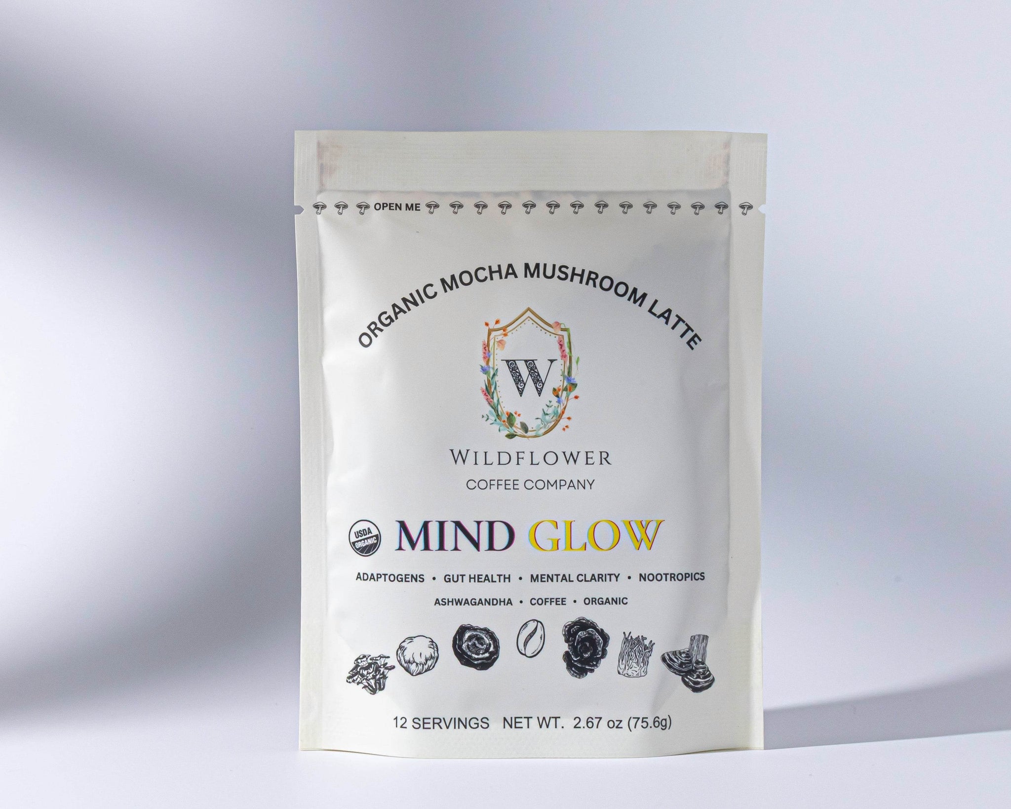 Mind Glow Organic Mushroom Coffee